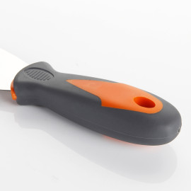 SPATULE FLEXIBLE ACIER AU CARBONE 60 MM MANCHE BIMATIÈRE ALYCO ORANGE